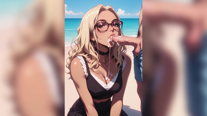 BJGJ: Teen Office Blowjob Cum