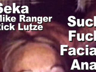 Edge Interactive Publishing: Seka &amp; Mike Ranger și Rick Lutze suge futai cu penetrare dublă...