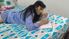 NEGRITA SEXY: Pelajar Melakukan Kerja Rumah Di Rumah Ibu Tiri Dan Kemudian...