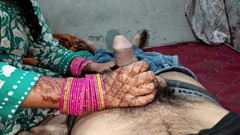 Sexy_girl_nehu: Indische Bhabhi harde-core anale seksvideo met grote pik pijpbeurt met...