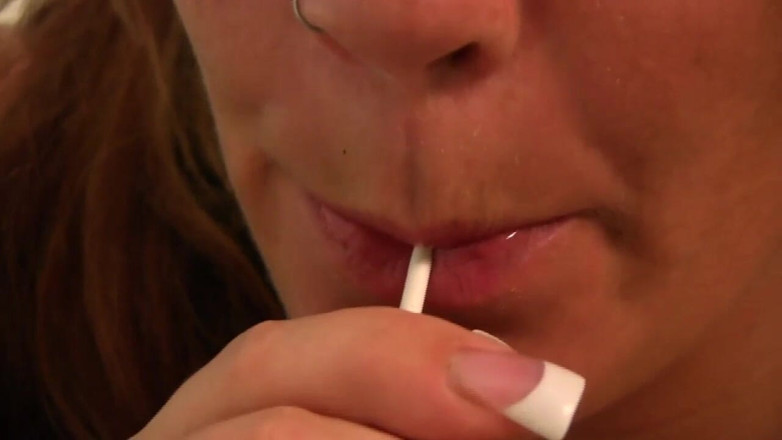 Eros Arts - Liberated Eye: Cute brunette teen and her candy