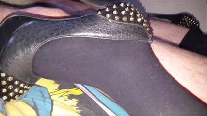 Nylon Xtreme: High heels pantyhose and cum