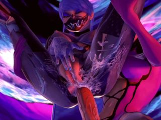 Gameslooper Sex Futanation: Sexe en violet (partie 1) remasterisé - animation futa