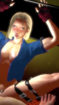 Cammy, combat en cage sexuelle | Parodie d'un combattant de rue