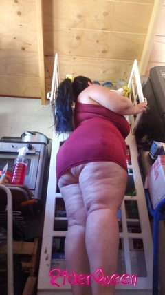 Riderqueen BBW Step Mom Latina Ebony: Apenas eu riderqueen