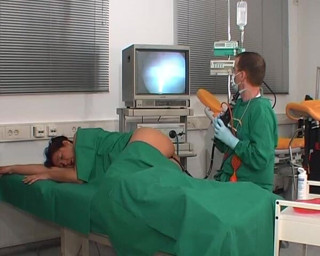 Rubber & Clinic Studio - 1ATOYS: Gyno fetish - Colonoscopy anal exam