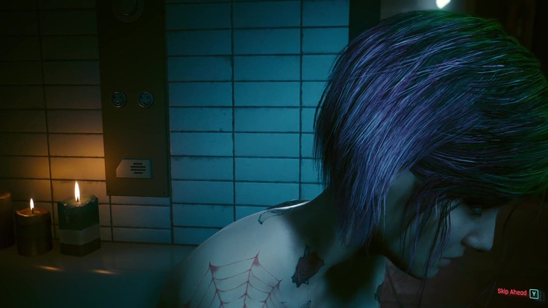 LewdArcade: Cyberpunk 2077 Judy Sex Scene - Pyramid Song Sex Scene Porn Game...