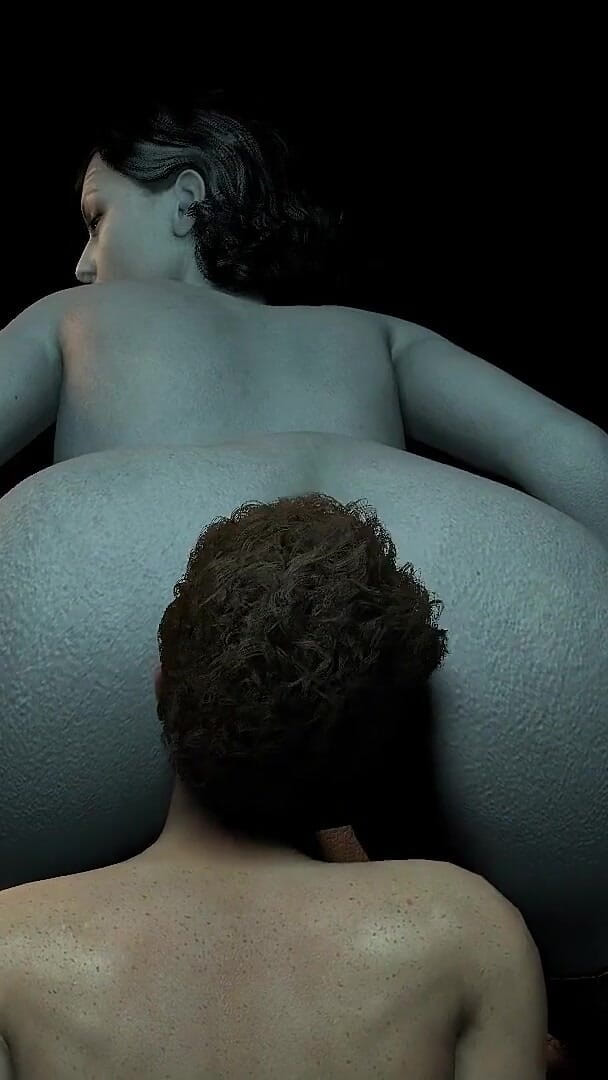 Wraith ward: Lady Dimitrescu Gets Her Manthing to Eat Her Pussy
