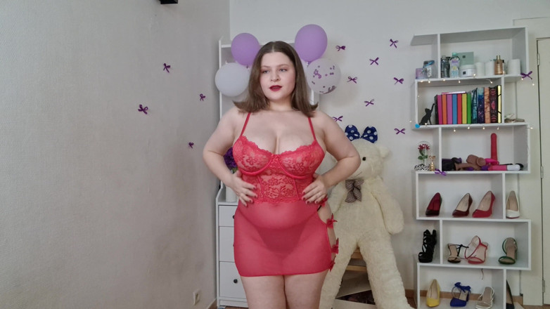 Tina Angel: Peeking at My Sheer Nightdress - What’s Underneath?