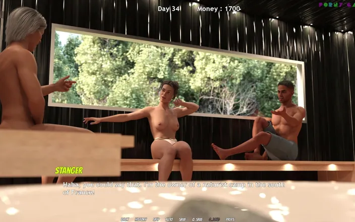 Porny Games: Lisa Total Investigation! by Dragofinder Studio - Swinging at the Nudist...