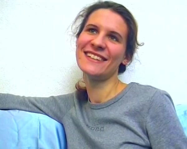 Deutsche Madchen: Pretty Brunette German Babe Shows Her Cunt in Front of...