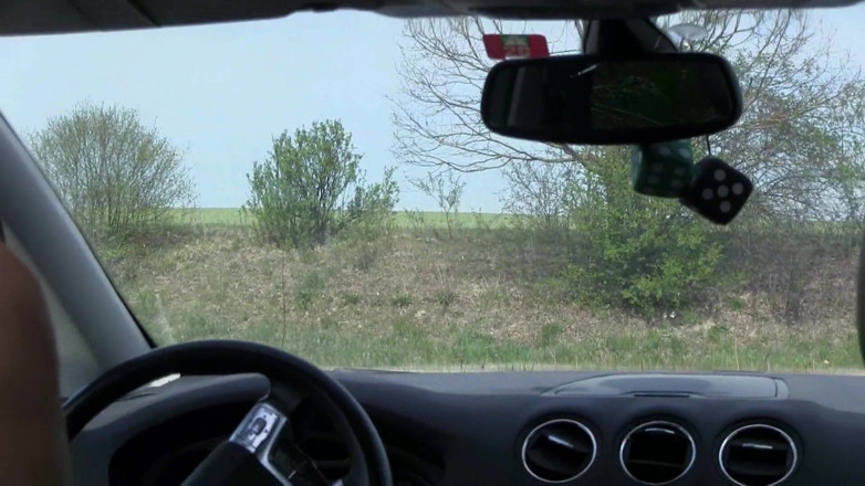 Popp Sylvie: Descarada follada en el coche