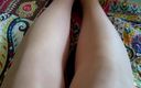 Dani Leg: Dani with Curvy Legs in Tan Pantyhose and High Heels