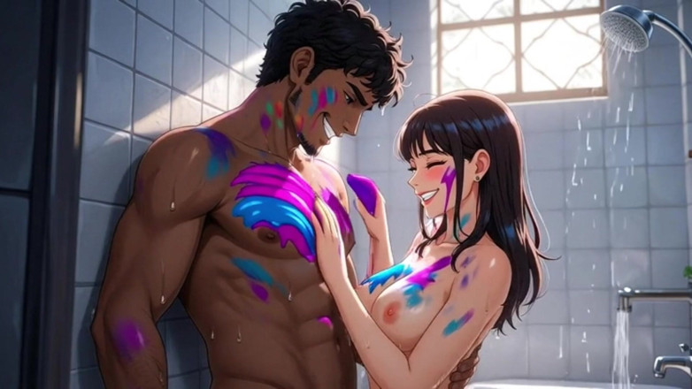 BabliBadmashx: Holi Kurva Babli Bhabhi Šukání v Holi