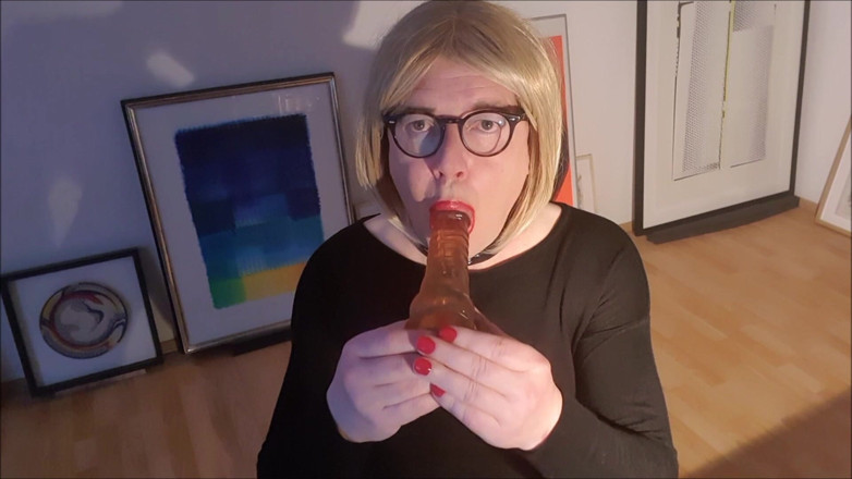 Christiane Cocks: Real Cock Suckers Train Hard - Dildo Throat Workout for the...