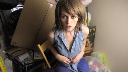 Sydney Harwin: Slut made to strip in store room