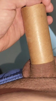 Big Straight Cock Stuck Fucks Full of Glue.