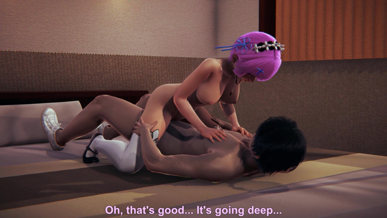 Waifu club 3D: Ram rides a big cock until he gets a creampie