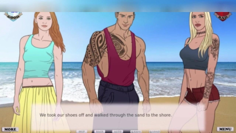 3DXXXTEEN2 Cartoon: Plaj gezisi. 3 boyutlu porno çizgi film seks