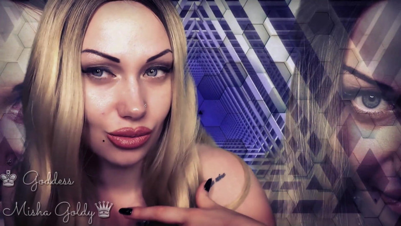 Goddess Misha Goldy: 3Dio ASMR envoûtant ! C'est ma main qui touche ta bite !...
