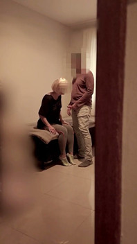Hot Wife in Yoga Pants Sucks Her Husband’s Friend and Gets Fucked in the Spare Room