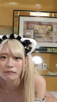 Slender Beauty in Sexy Maid Cosplay Ends in a Bold and Intimate Final Scene