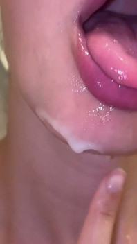 Thick Cum in Mouth
