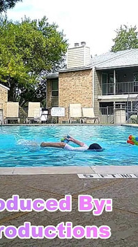 BBW Nurse Vicki and Handsome Harry in Pool Battle