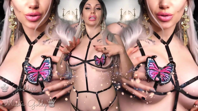 Goddess Misha Goldy: Mesmerizing tease and denying! Does sniffing addicts deserve to cum?