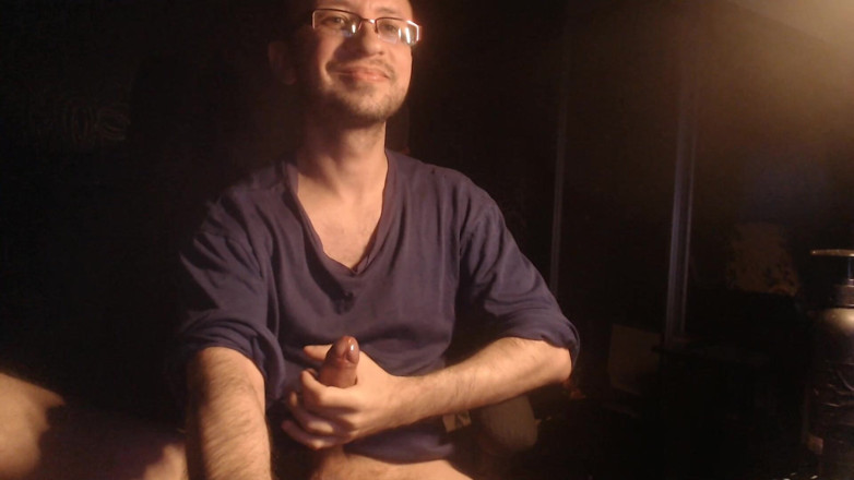 Alex Metallov: Horny Funny Guy Jerking Big Cock on Webcam
