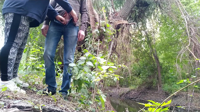 OurFetishLife: MILF stepmom takes care of stepson in nature