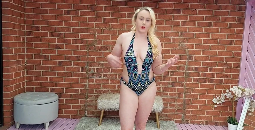 White one piece sexy swimsuit Porn Videos