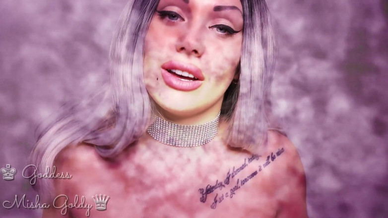 Goddess Misha Goldy: ASMR a oční kontakt! Okouzlující a není dovoleno stříkat!