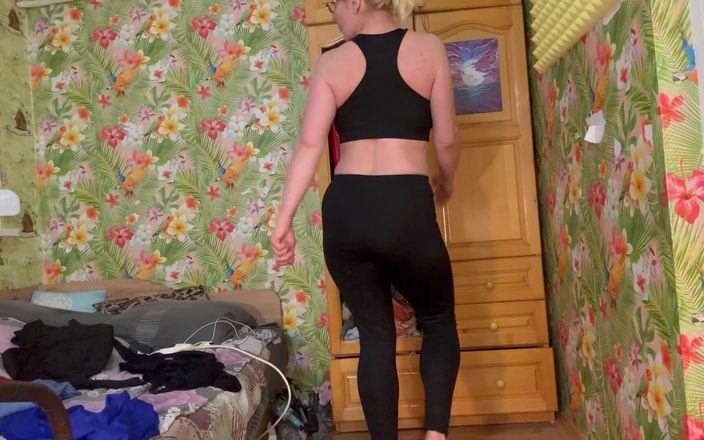 Putarankahotmilf: Show e try leggings e tops, agachamentos