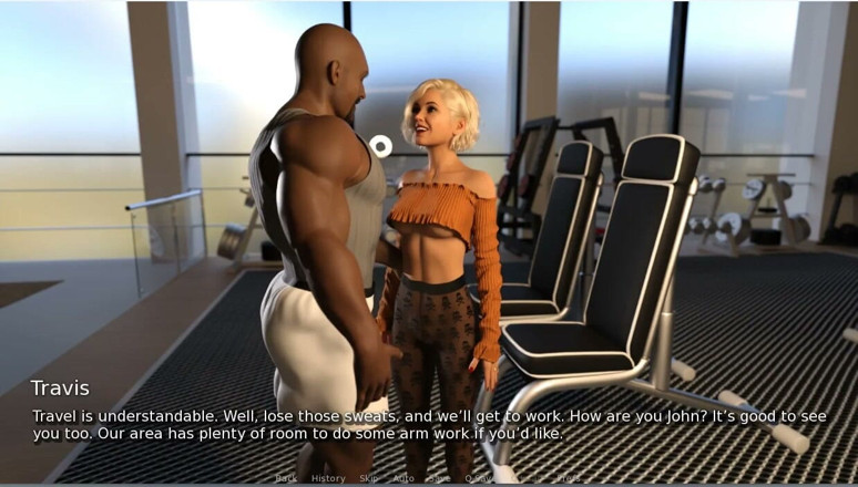 XXX Games Bunk: My Hotwife - Gameplay - Roleplay - Gym - Deepthroat and Bukkake