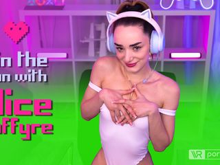 VR pornnow Games: Erotische gaming-session mit alice Zaffyre (passthrough)