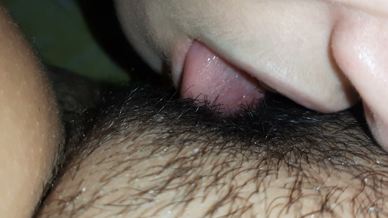 Lesbian-illusion: I Press Her Head Closer to My Hairy Pussy with...