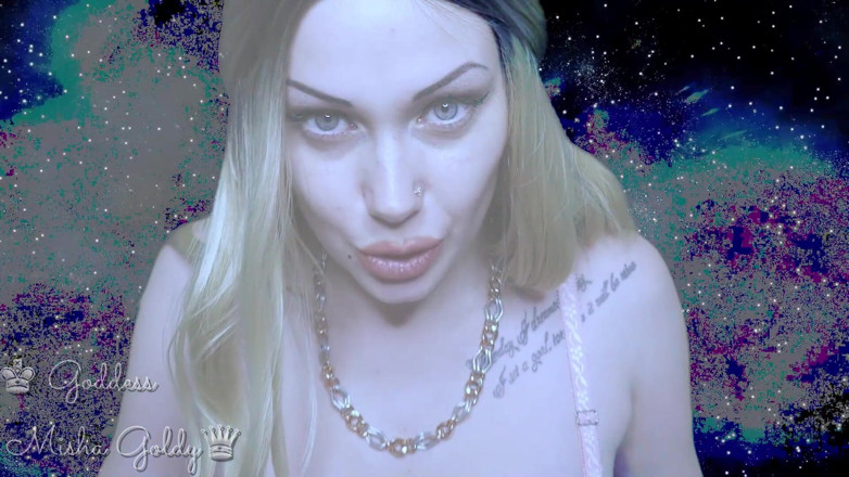 Goddess Misha Goldy: 3Dio ASMR! Good night, slave! Enslavement on the verge of...