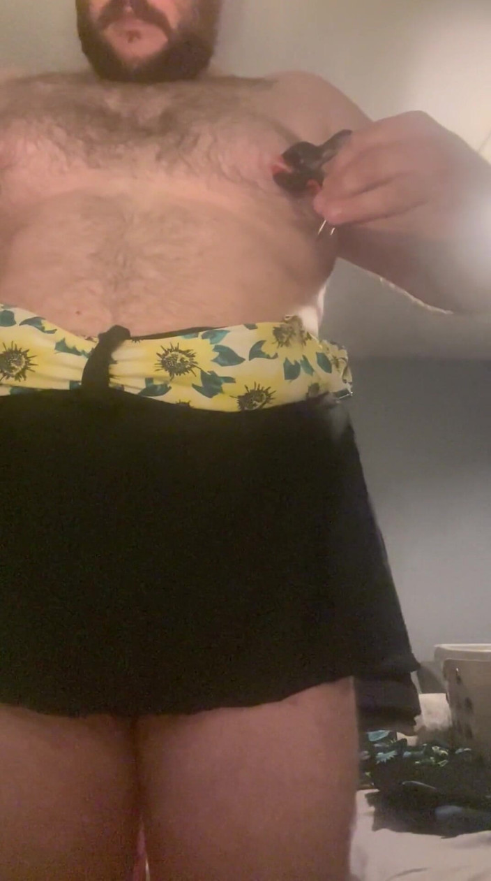 Shaun Cbt: Pik en balbondage handelen als kuisheid met tepelklemmen kontplug en...