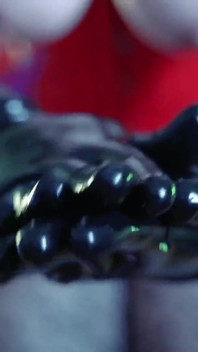 कामुक लेटेक्स रबर दस्ताने वाली कामोत्तेजक Arya Grander