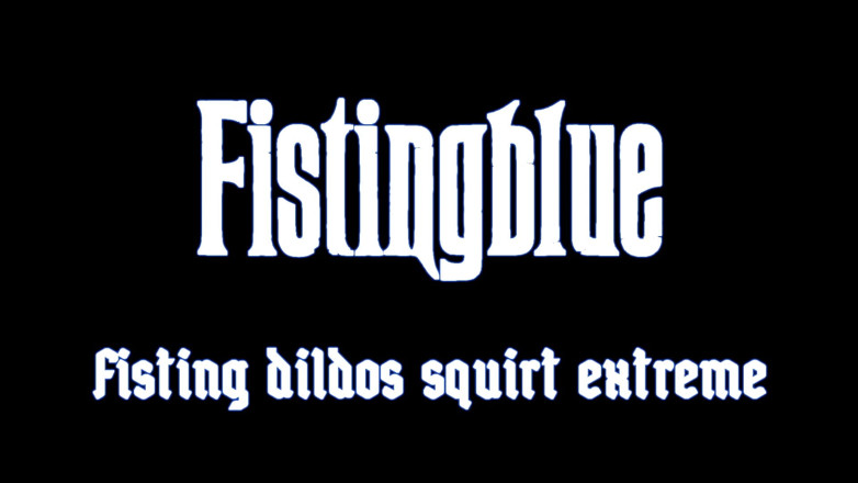 Fistingblue: Att få fitta hårt fisted och gapande i vänner van...