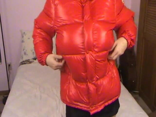 Charlee Chase: Charlee Chase cum fuck me in my red puffy jacket!
