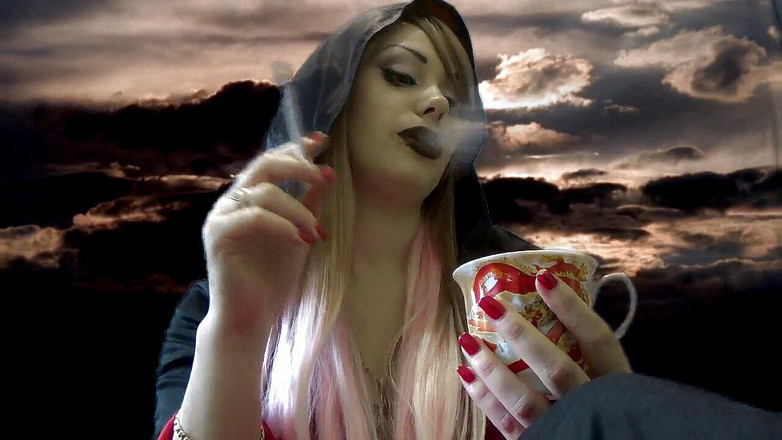 Goddess Misha Goldy: Evil Giantess vampire will do a little bit more holes...