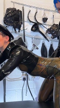 Mummification Cuckold Mistressae & Miss Lilly Fuck in Front of Their Rubber Objects
