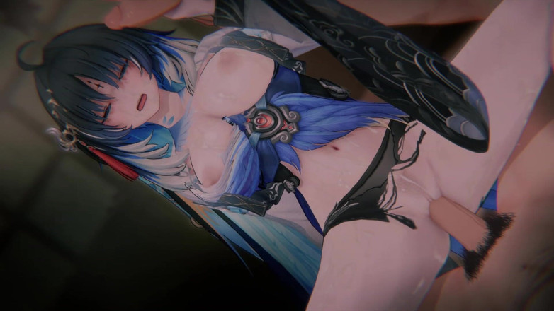 Tomu aisuman: [Wuthering Waves] - Yangyang Xuanling Aero Corruption (outrider amarrado &amp;pov sanduíche dp) (2k/60fps)