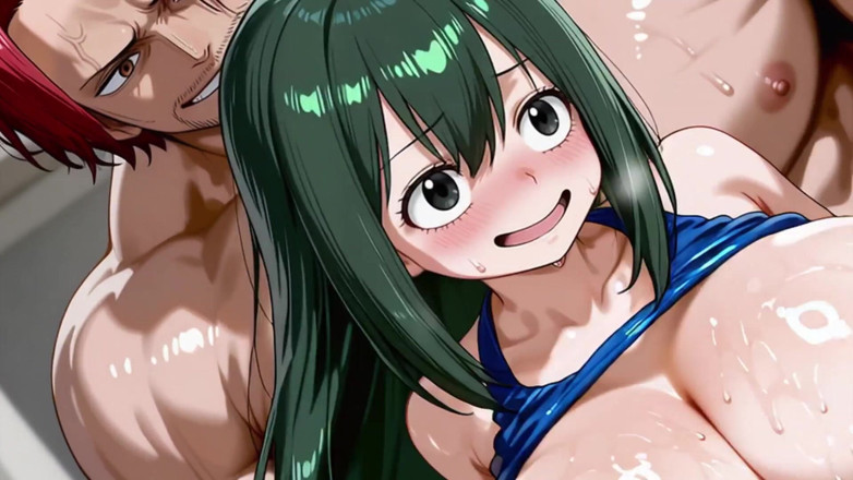 Prznai: Shanks (op) X Tsuyu (mha)