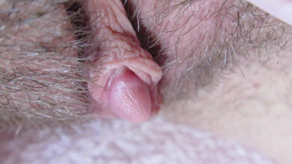 Cuteblonde666: Extrem närbild på min håriga fitta