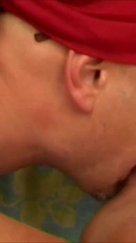 Moans while two cocks in the 'open fuck her pussy
