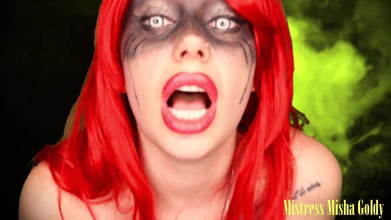 Goddess Misha Goldy: Breath-play HFO da succubus