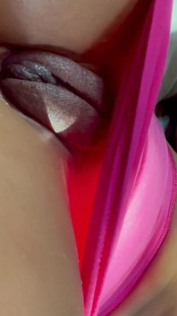 Poesje in roze rok